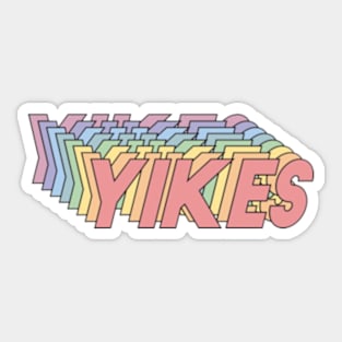 Yikes Sticker